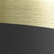 Ballston X-Large Deco Swirl 1 Light 12 inch Black Antique Brass Semi-Flush Mount Ceiling Light, Ballston